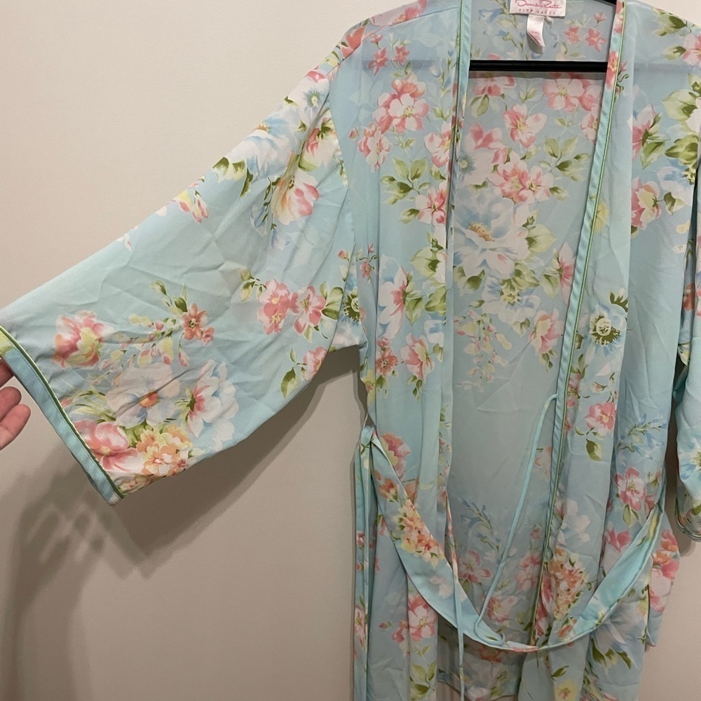📩🎀2 for $20🎁🛍️Vintage Oscar de La Renta Floral
Robe size L - Picture 3 of 5